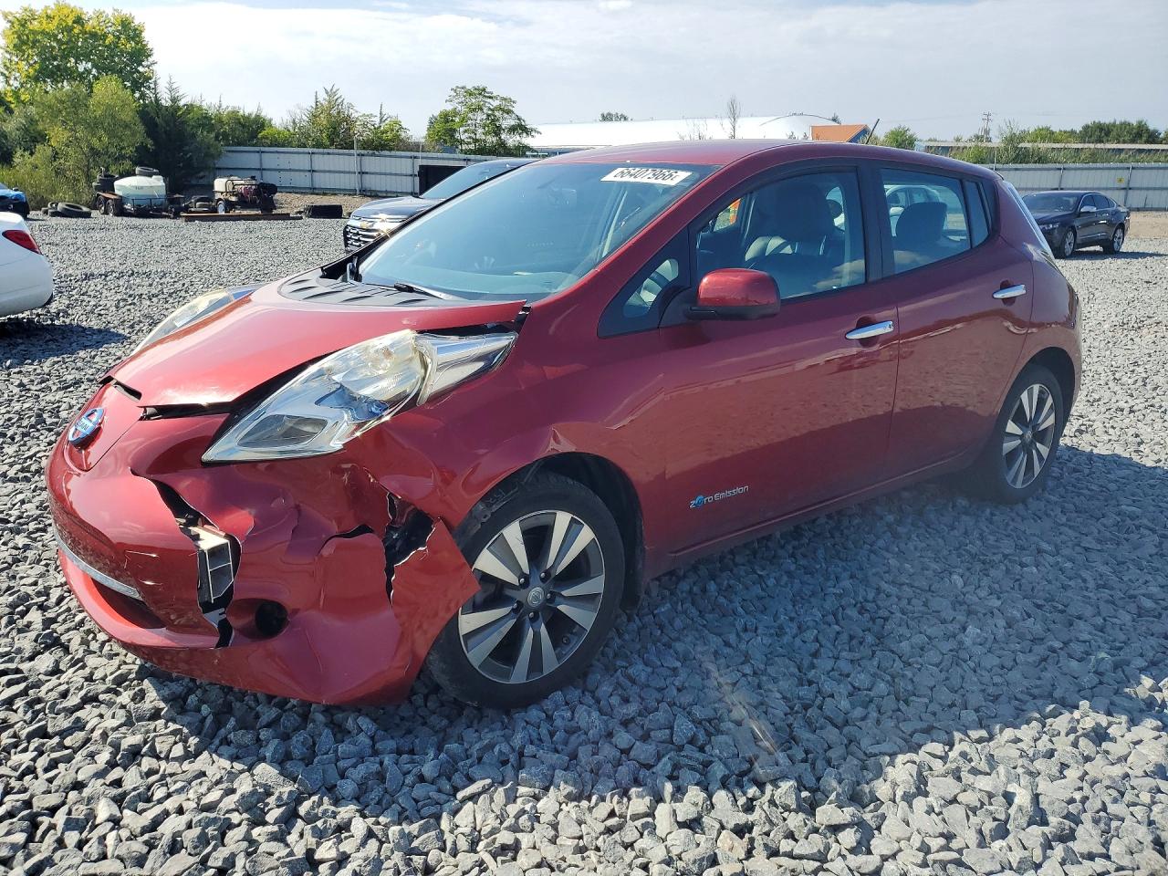 2015 NISSAN LEAF S | 1N4AZ0CPXFC300287 | UPCARS
