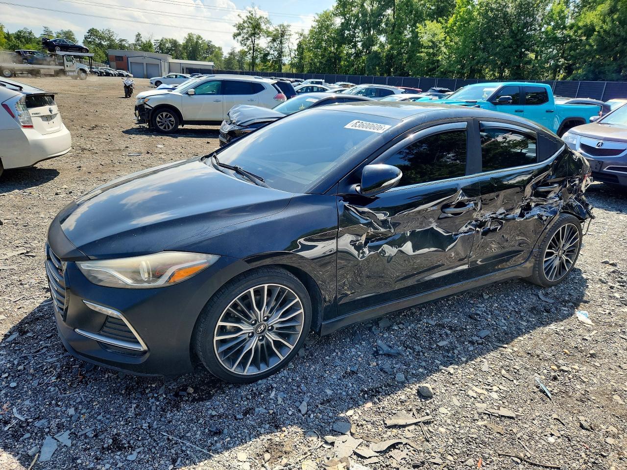 2018 HYUNDAI ELANTRA SPORT | KMHD04LBXJU587173 | UPCARS
