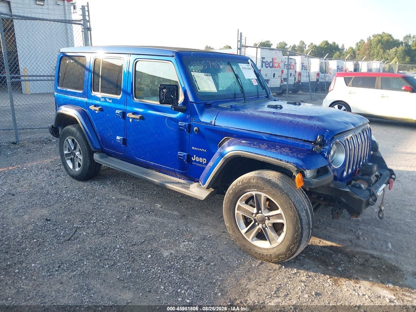 2020 JEEP WRANGLER UNLIMITED SAHARA 4X4 | 1C4HJXEN6LW103082 | UPCARS