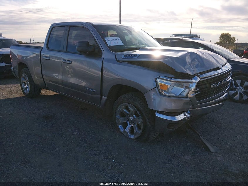 2021 RAM 1500 BIG HORN | 1C6RRFBG8MN808512 | UPCARS