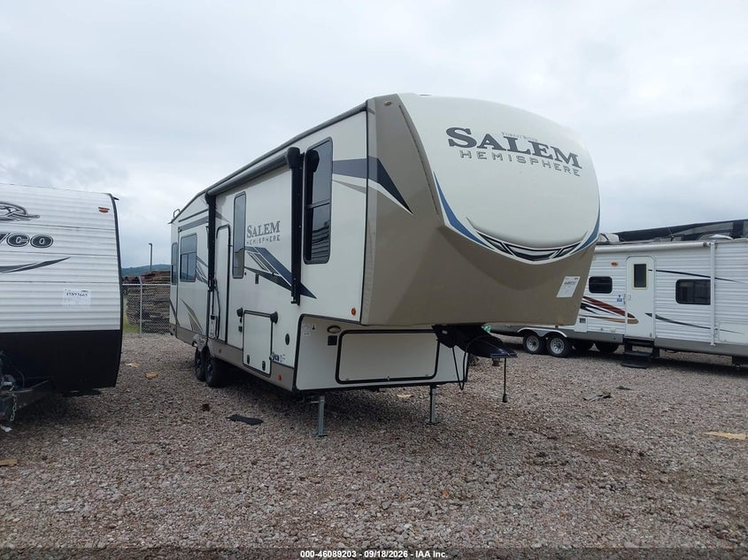 2022 FOREST RIVER SALEM HEMISPHERE 286RL 5TH WHL TRAVEL TRAILER | 4X4FSBE21NV009711 | UPCARS