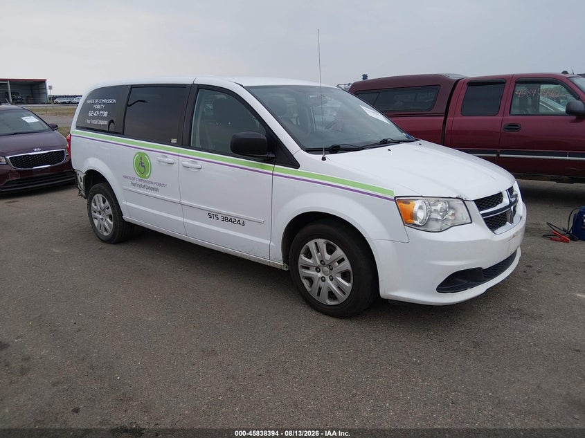 2017 DODGE GRAND CARAVAN SE | 2C4RDGBG5HR572990 | UPCARS