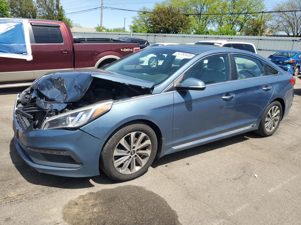 2017 HYUNDAI SONATA SPORT | 5NPE34AF2HH455440 | UPCARS
