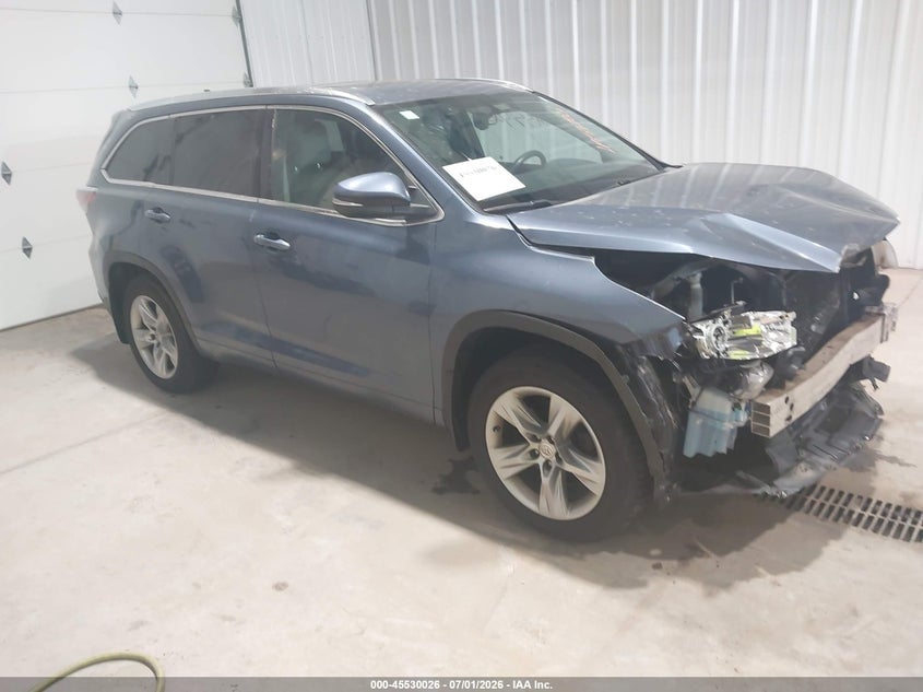 2015 TOYOTA HIGHLANDER LIMITED V6 | 5TDDKRFH6FS182189 | UPCARS