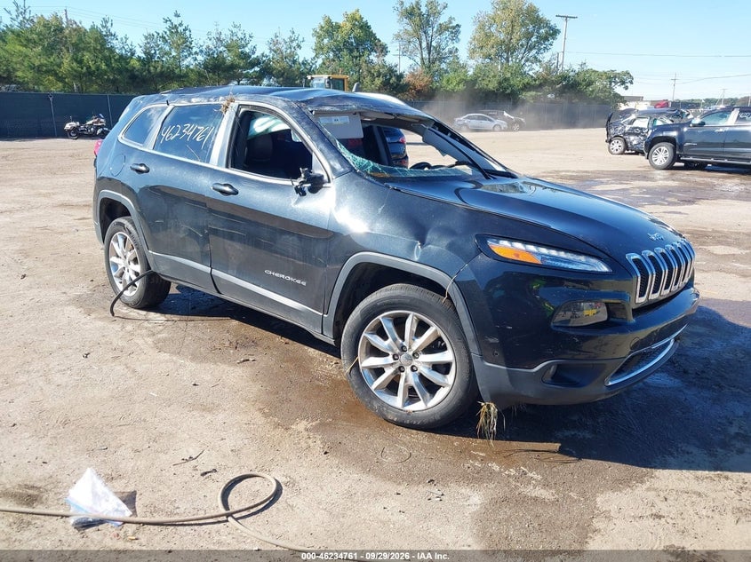 2015 JEEP CHEROKEE LIMITED | 1C4PJMDS8FW630630 | UPCARS