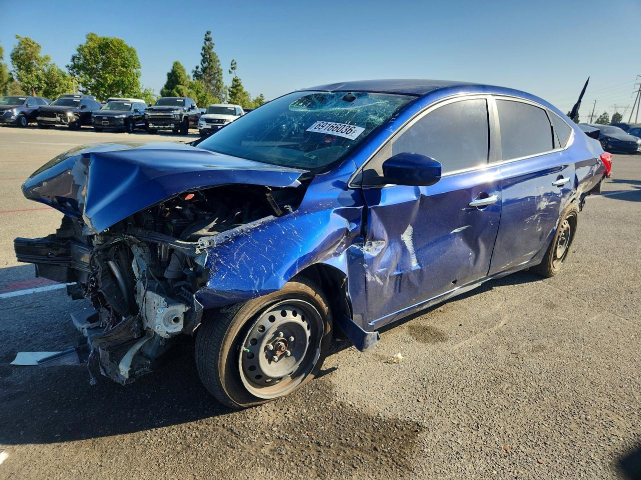 2019 NISSAN SENTRA S | 3N1AB7APXKY236637 | UPCARS