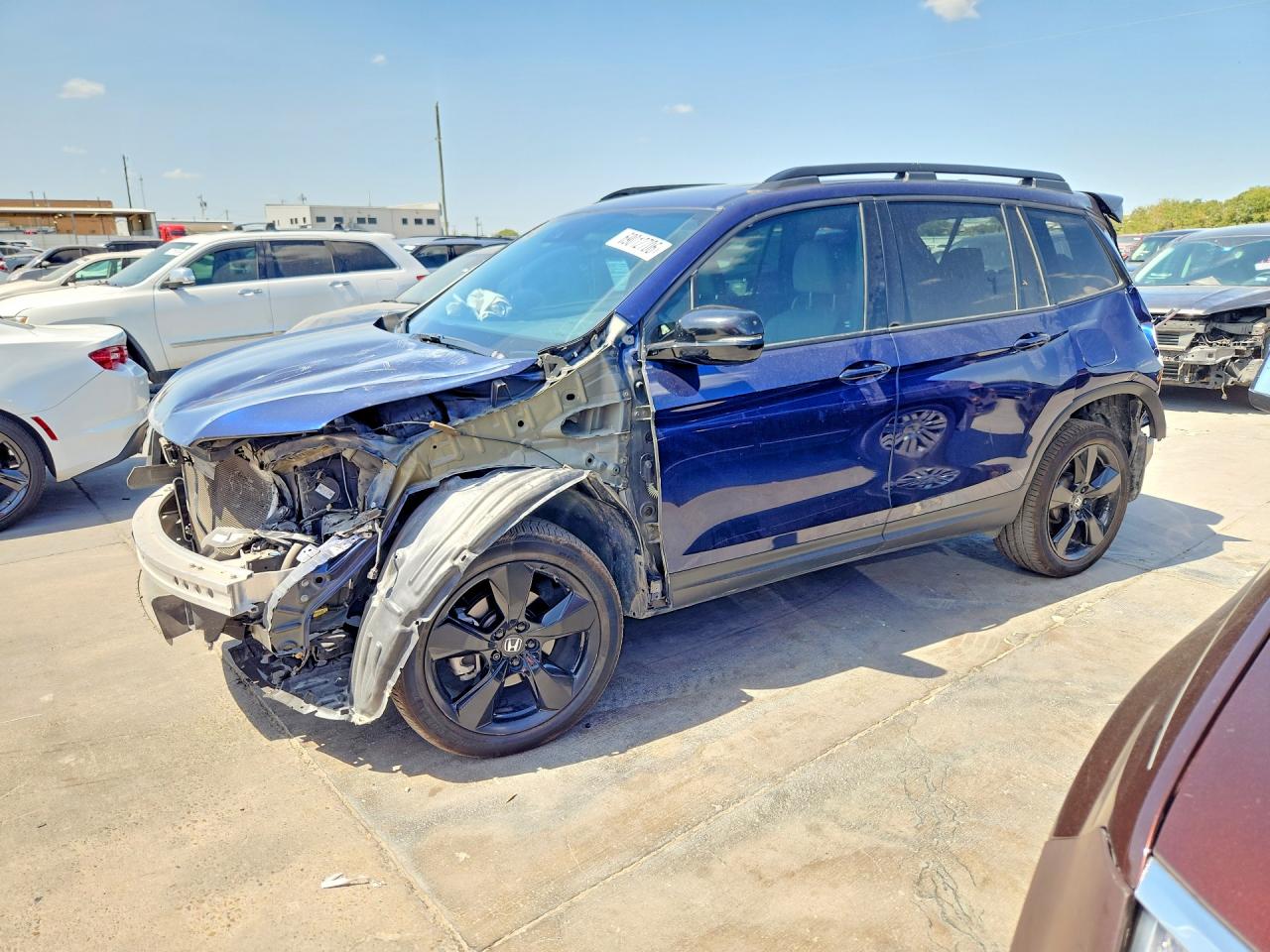 2021 HONDA PASSPORT ELITE | 5FNYF8H01MB033777 | UPCARS