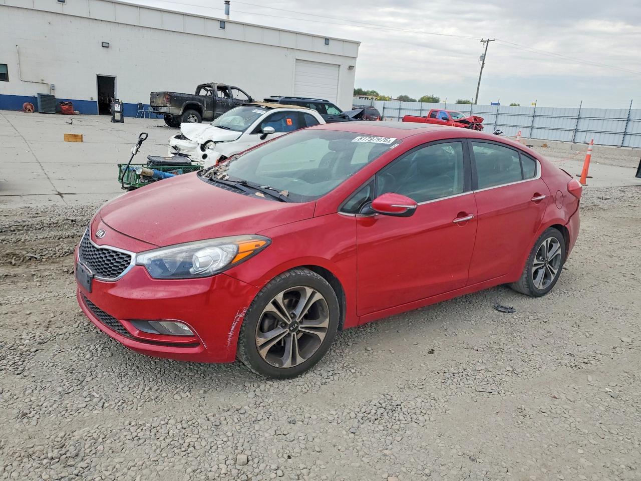 2016 KIA FORT EX | KNAFZ4A88G5613828 | UPCARS