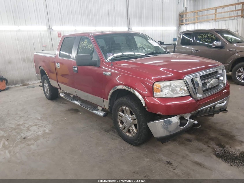 2008 FORD F-150 60TH ANNIVERSARY/FX4/KING RANCH/LARIAT/XLT | 1FTPW14V68FA84424 | UPCARS