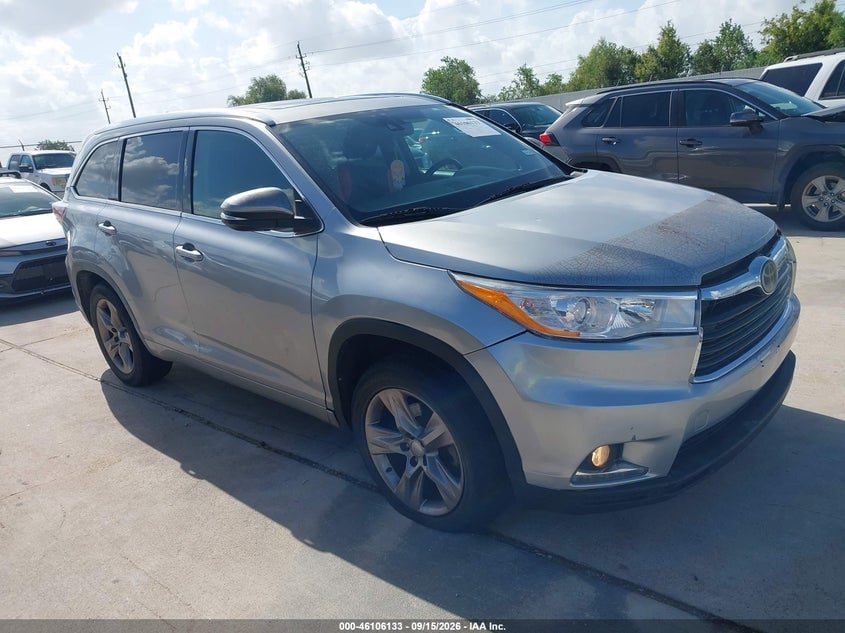 2014 TOYOTA HIGHLANDER LIMITED PLATINUM V6 | 5TDYKRFH8ES011668 | UPCARS