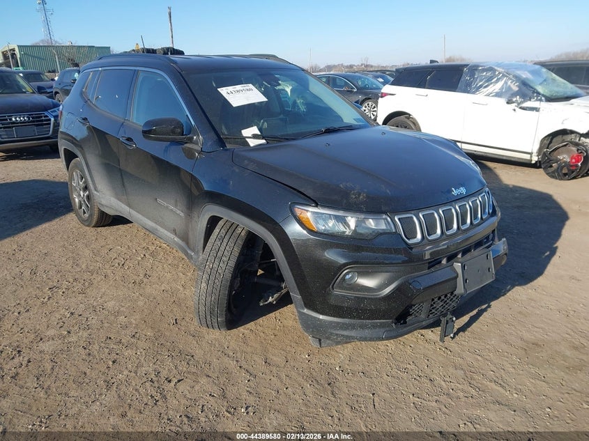 2022 JEEP COMPASS LATITUDE 4X4 | 3C4NJDBB9NT121628 | UPCARS