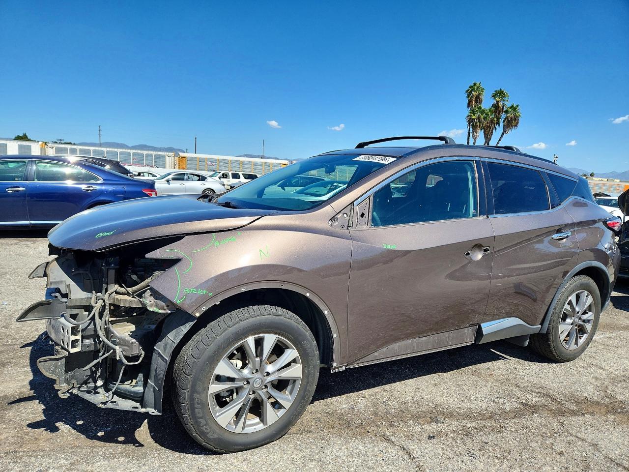 2017 NISSAN MURANO SV | 5N1AZ2MHXHN120243 | UPCARS