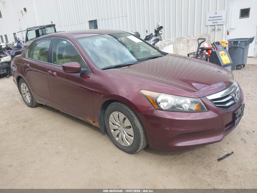 2012 HONDA ACCORD 2.4 LX | 1HGCP2E36CA165395 | UPCARS