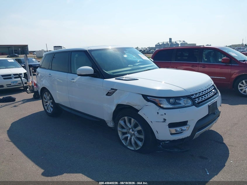 2015 LAND ROVER RANGE ROVER SPORT 3.0L V6 SUPERCHARGED HSE | SALWR2VF2FA602712 | UPCARS