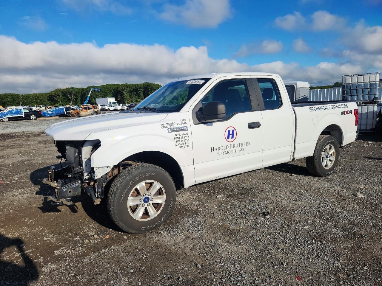 2019 FORD F150 SUPER CAB | 1FTEX1EB3KKD35827 | UPCARS
