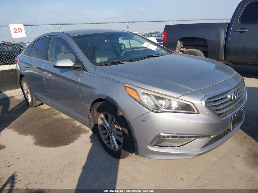 2015 HYUNDAI SONATA SE | 5NPE24AF6FH183782 | UPCARS