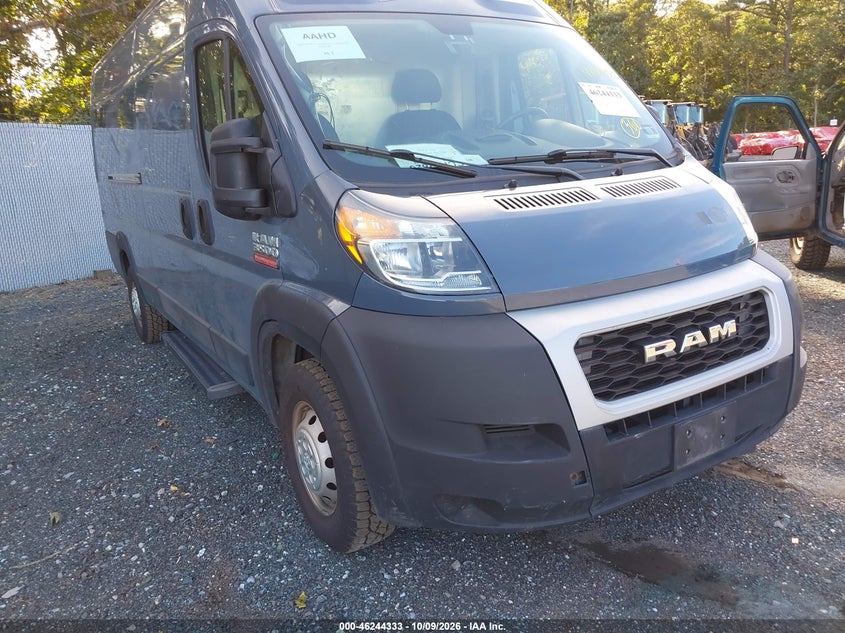 2019 RAM PROMASTER 3500 CARGO VAN HIGH ROOF 159 WB EXT | 3C6URVJG9KE553344 | UPCARS