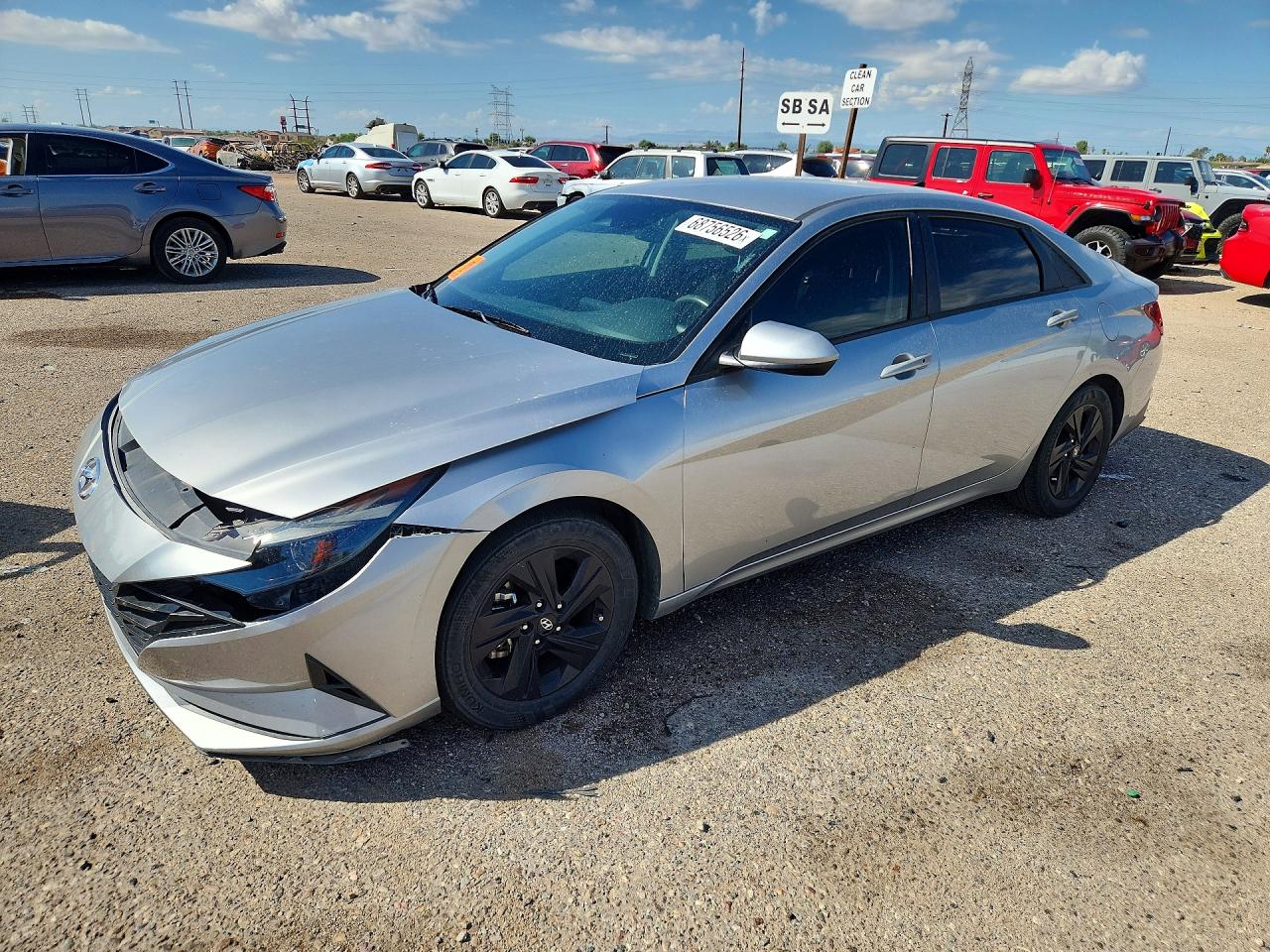 2021 HYUNDAI ELANTRA SEL | 5NPLM4AG7MH048303 | UPCARS