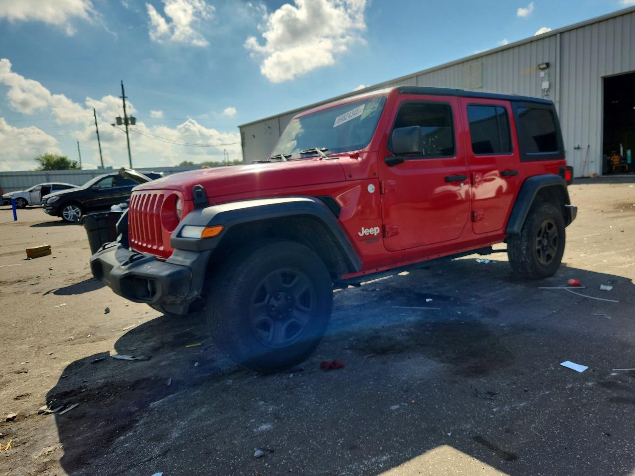 2018 JEEP WRANGLER SPORT | 1C4HJXDG7JW179412 | UPCARS