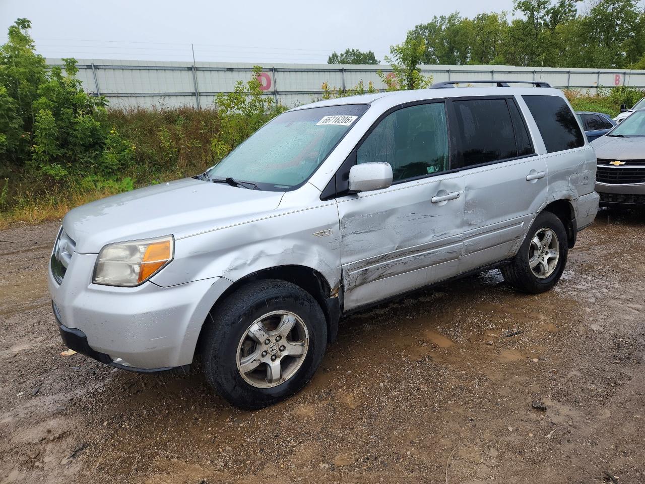 2008 HONDA PILOT EXL | 5FNYF18628B024250 | UPCARS
