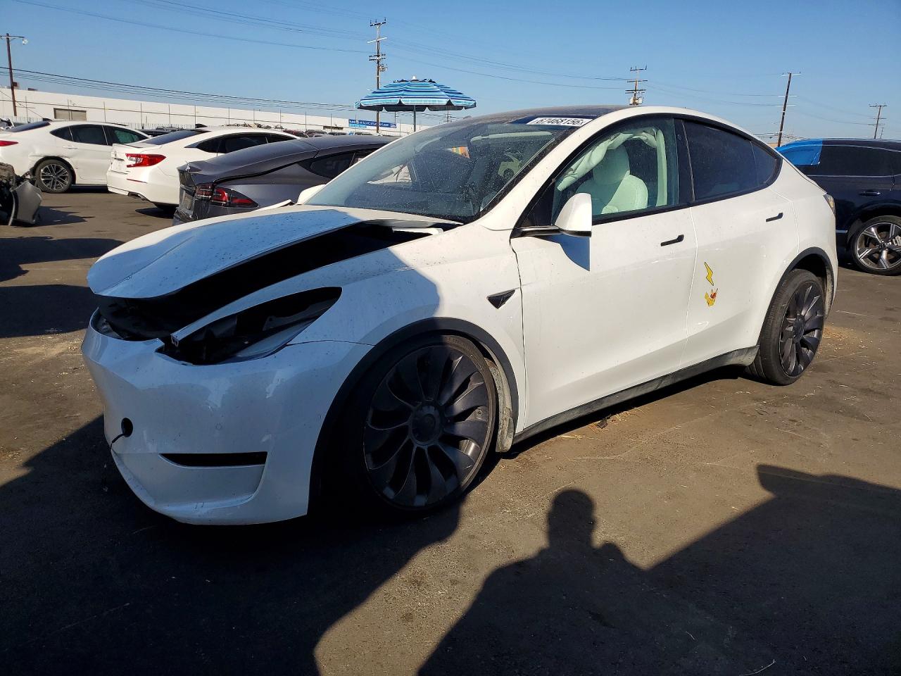 2021 TESLA MODEL Y | 5YJYGDEFXMF263414 | UPCARS