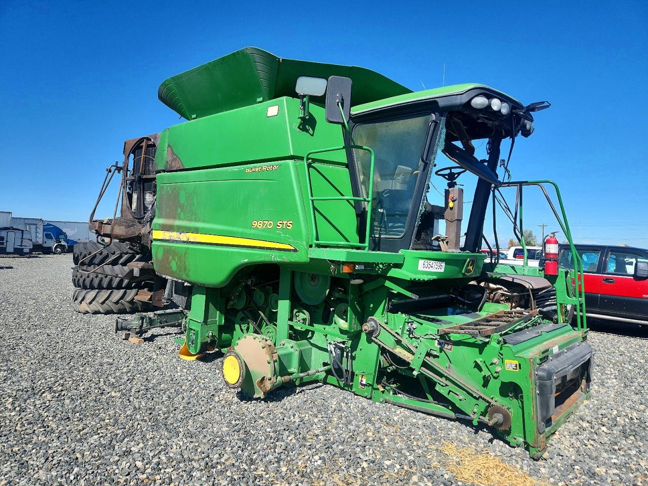 2011 JOHN DEERE 9870 STS COMBINE | 1H09870SAB0740549 | UPCARS