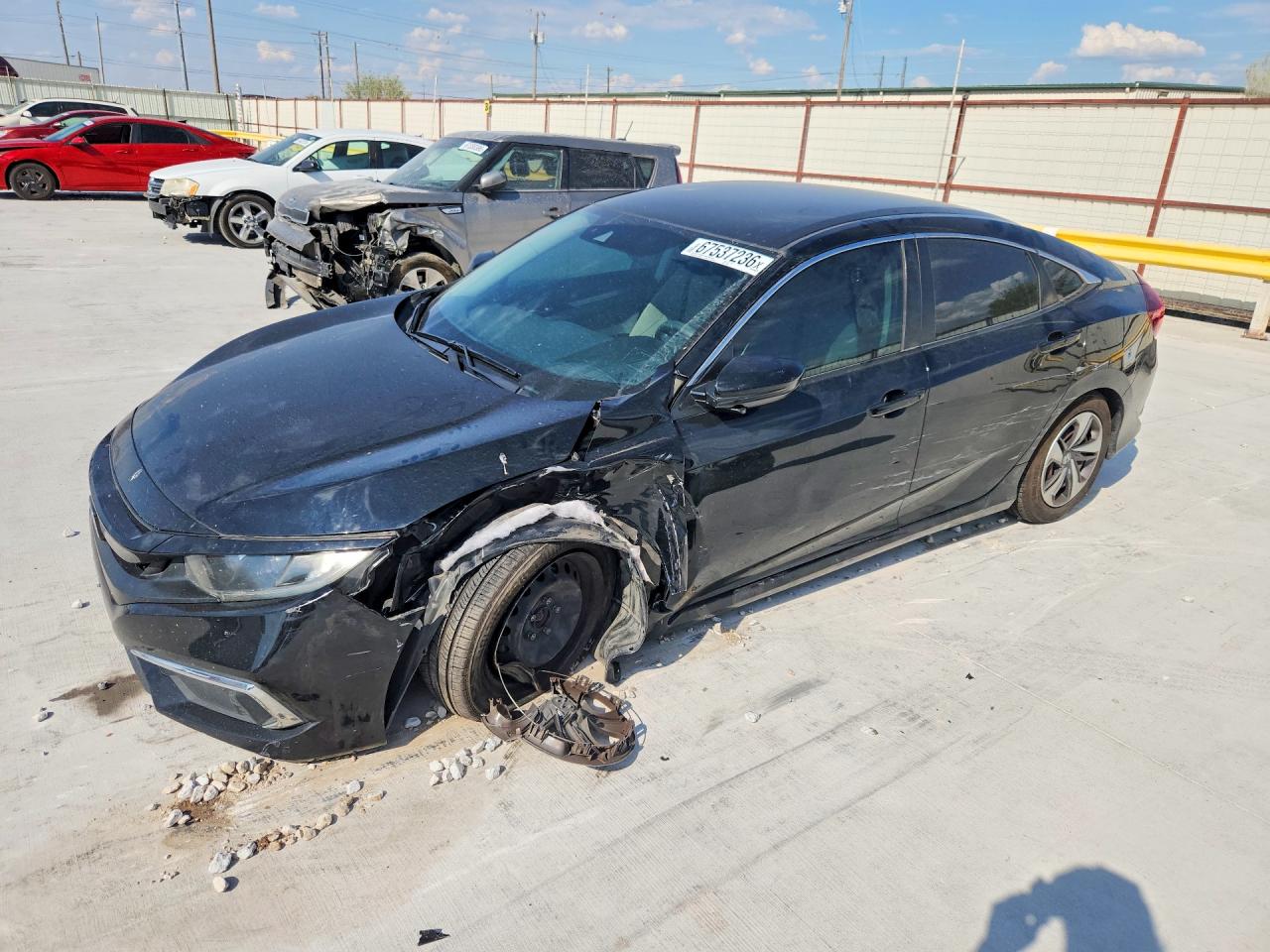 2019 HONDA CIVIC LX | 19XFC2F63KE012002 | UPCARS