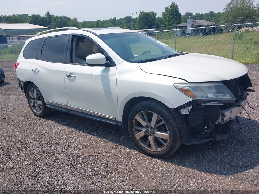 2015 NISSAN PATHFINDER PLATINUM | 5N1AR2MN2FC644758 | UPCARS