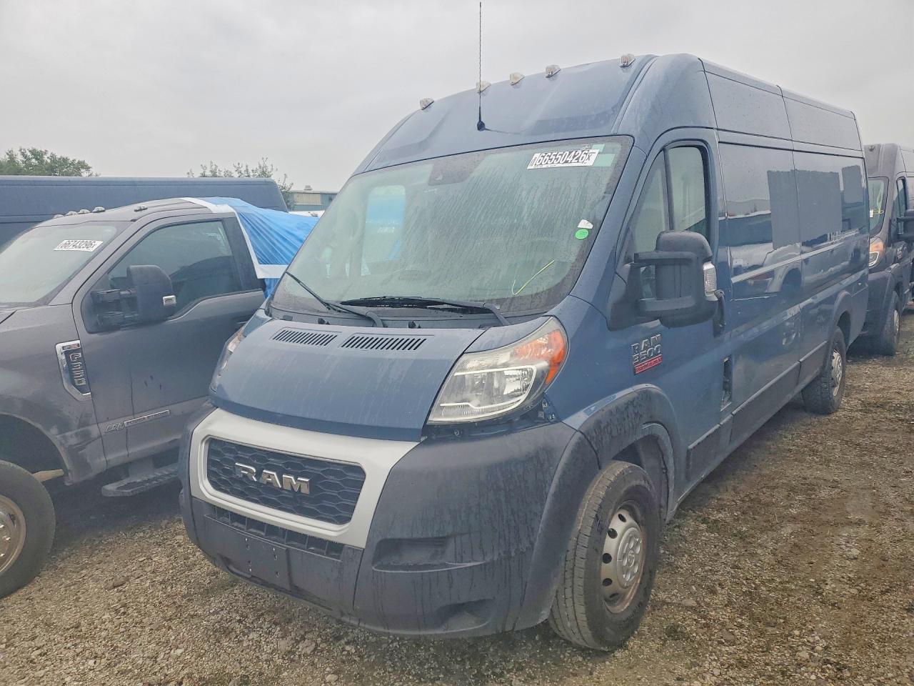 2021 RAM PROMASTER DELIVERY VAN | 3C6MRVJG2ME586477 | UPCARS