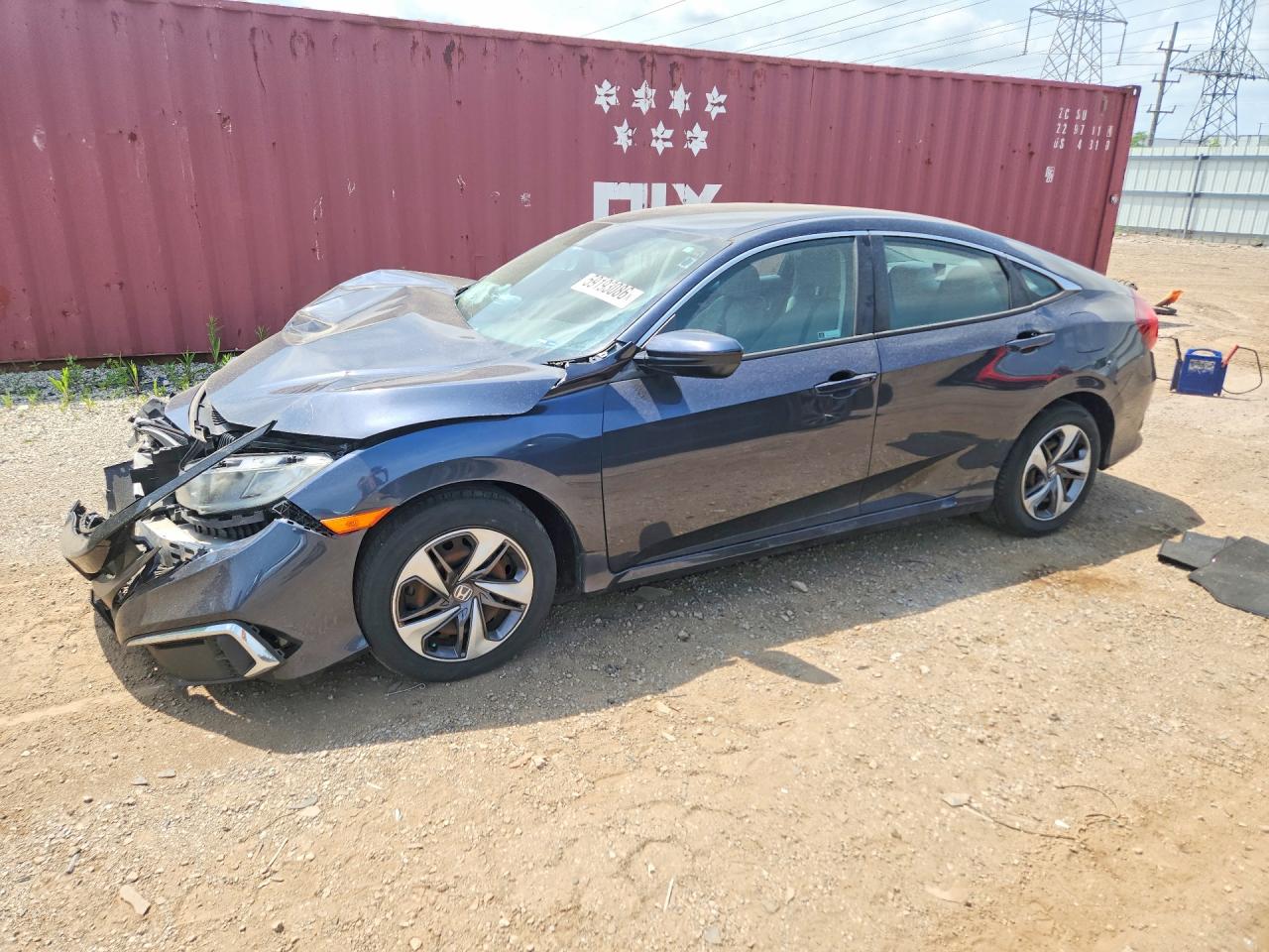 2019 HONDA CIVIC LX | 2HGFC2F61KH553619 | UPCARS