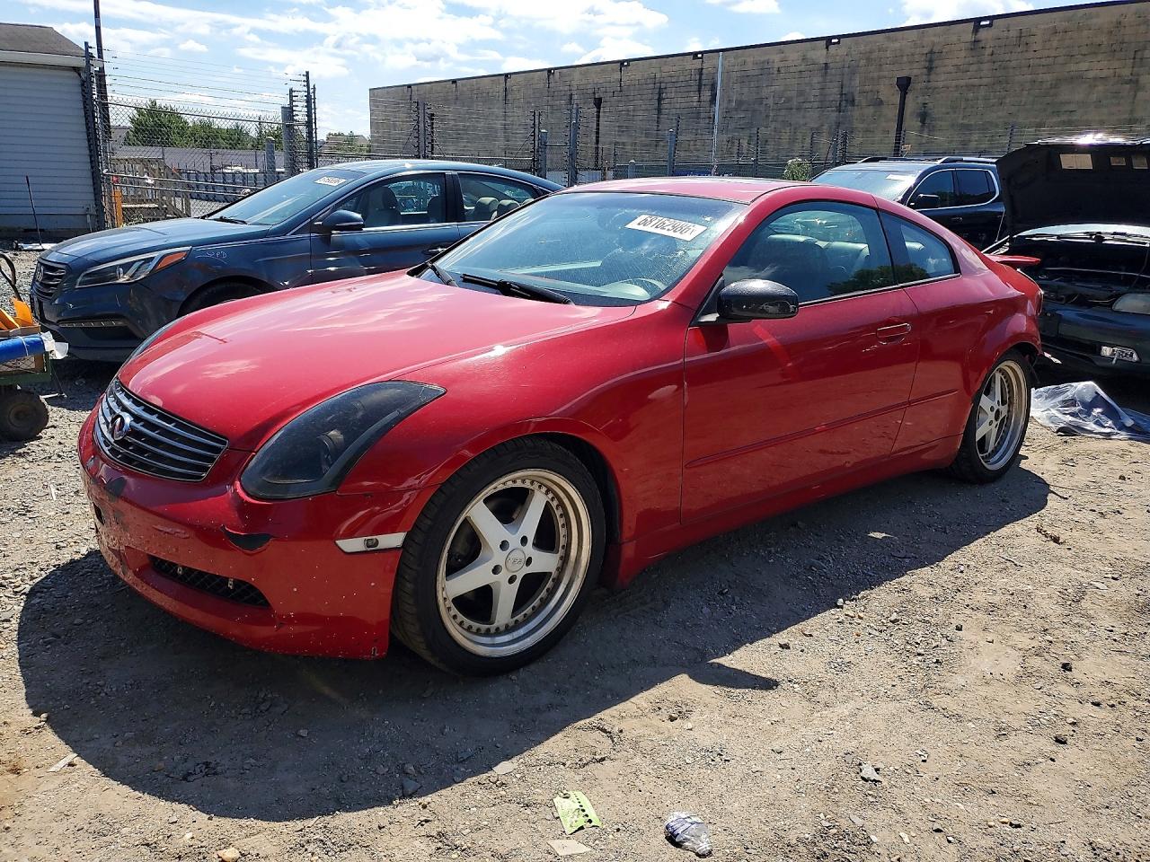 2004 INFINITI G35 BASE | JNKCV54E34M806364 | UPCARS