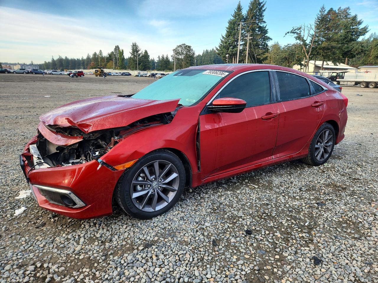 2019 HONDA CIVIC EXL | 19XFC1F74KE018880 | UPCARS