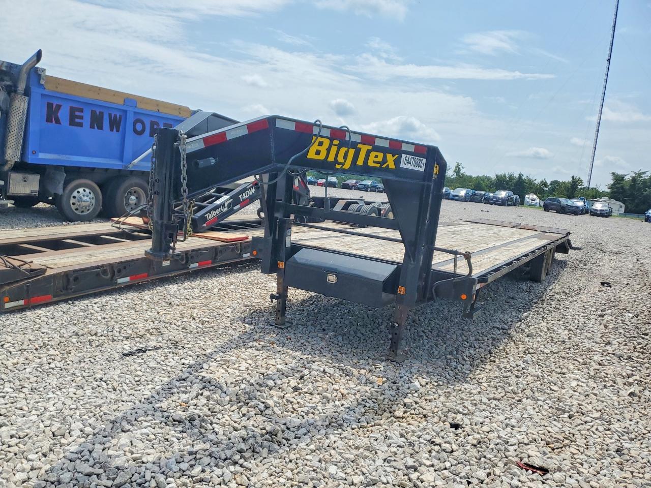 2022 BIG TEX GOOSENECK FLATBED 14GN-28BK+5MR EQUIPMENT TRAILER | 16V3F4125N6172343 | UPCARS