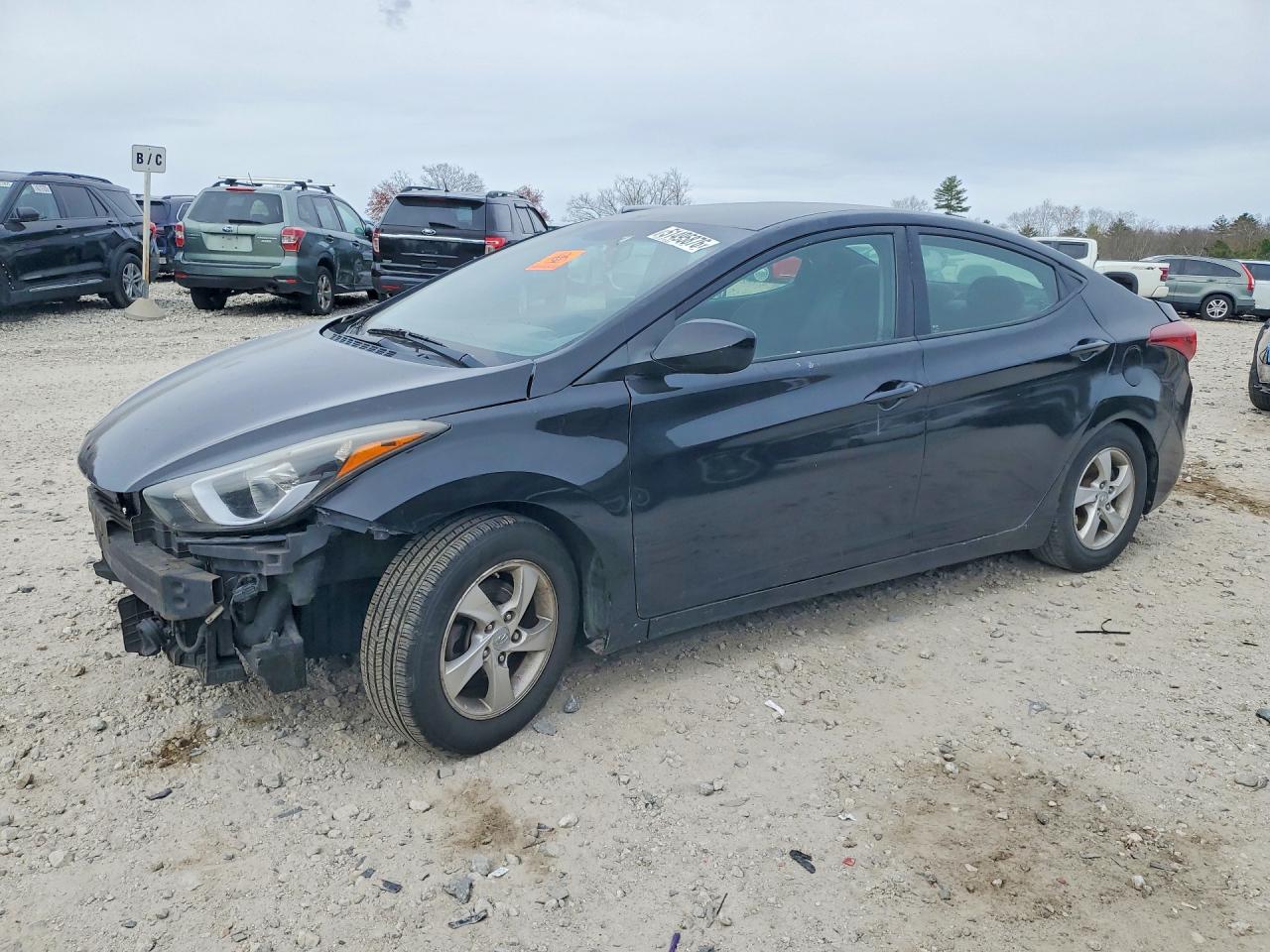 2014 HYUNDAI ELANTRA | 5NPDH4AE0EH488968 | UPCARS