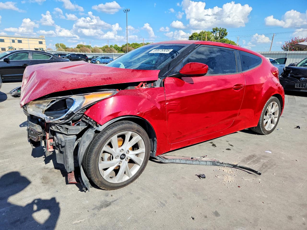 2016 HYUNDAI VELOSTER BASE | KMHTC6AD7GU268339 | UPCARS