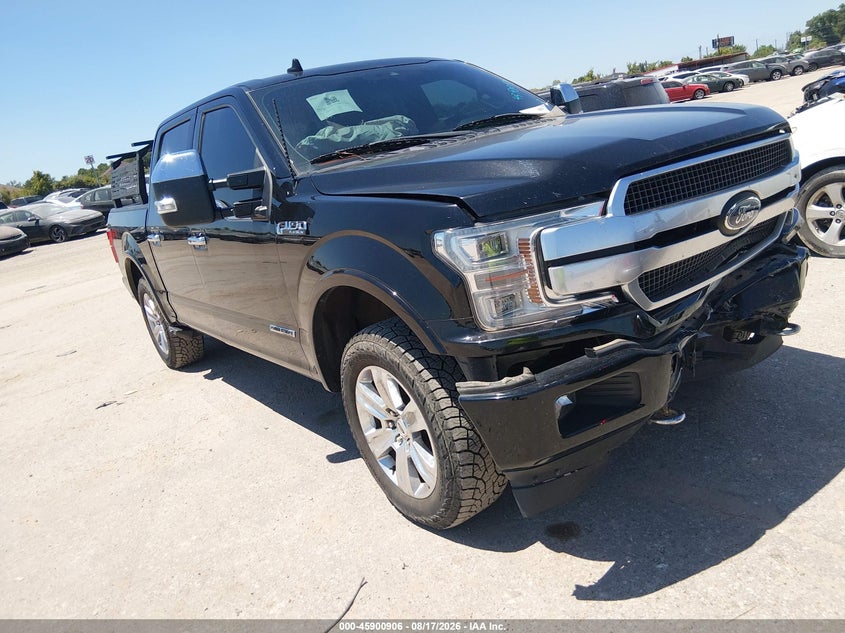 2018 FORD F-150 PLATINUM | 1FTFW1E1XJFD52498 | UPCARS