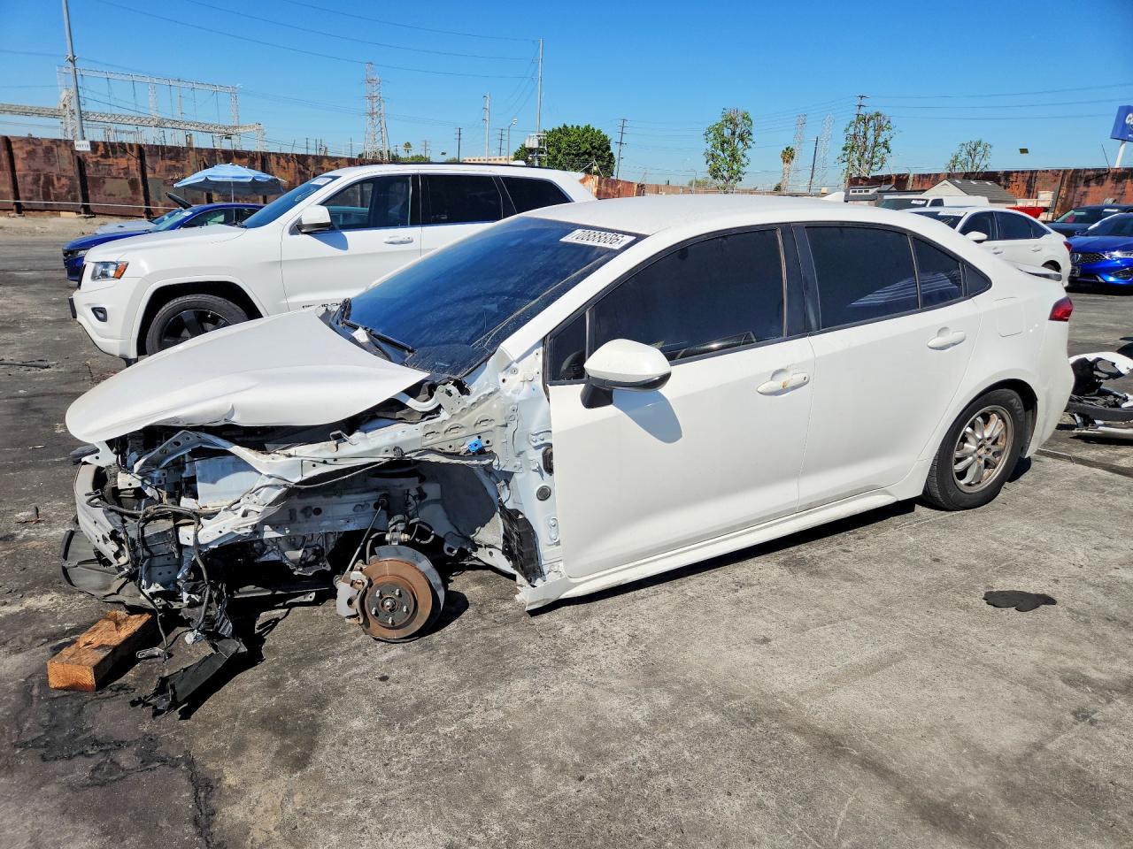 2021 TOYOTA COROLLA LE | JTDEAMDE2MJ008875 | UPCARS