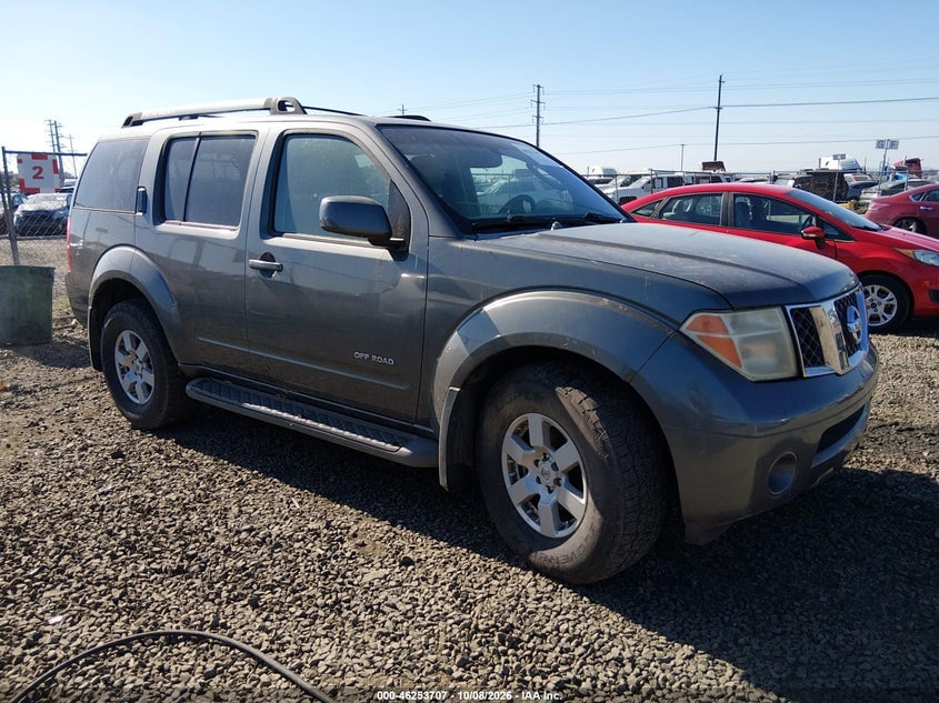2006 NISSAN PATHFINDER SE OFF-ROAD | 5N1AR18W46C673563 | UPCARS