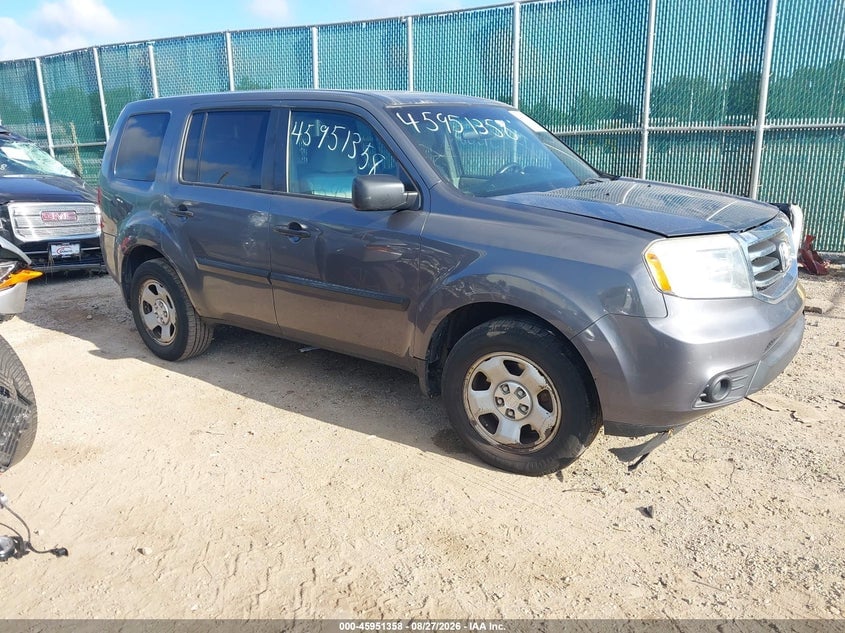 2012 HONDA PILOT LX | 5FNYF4H2XCB013410 | UPCARS