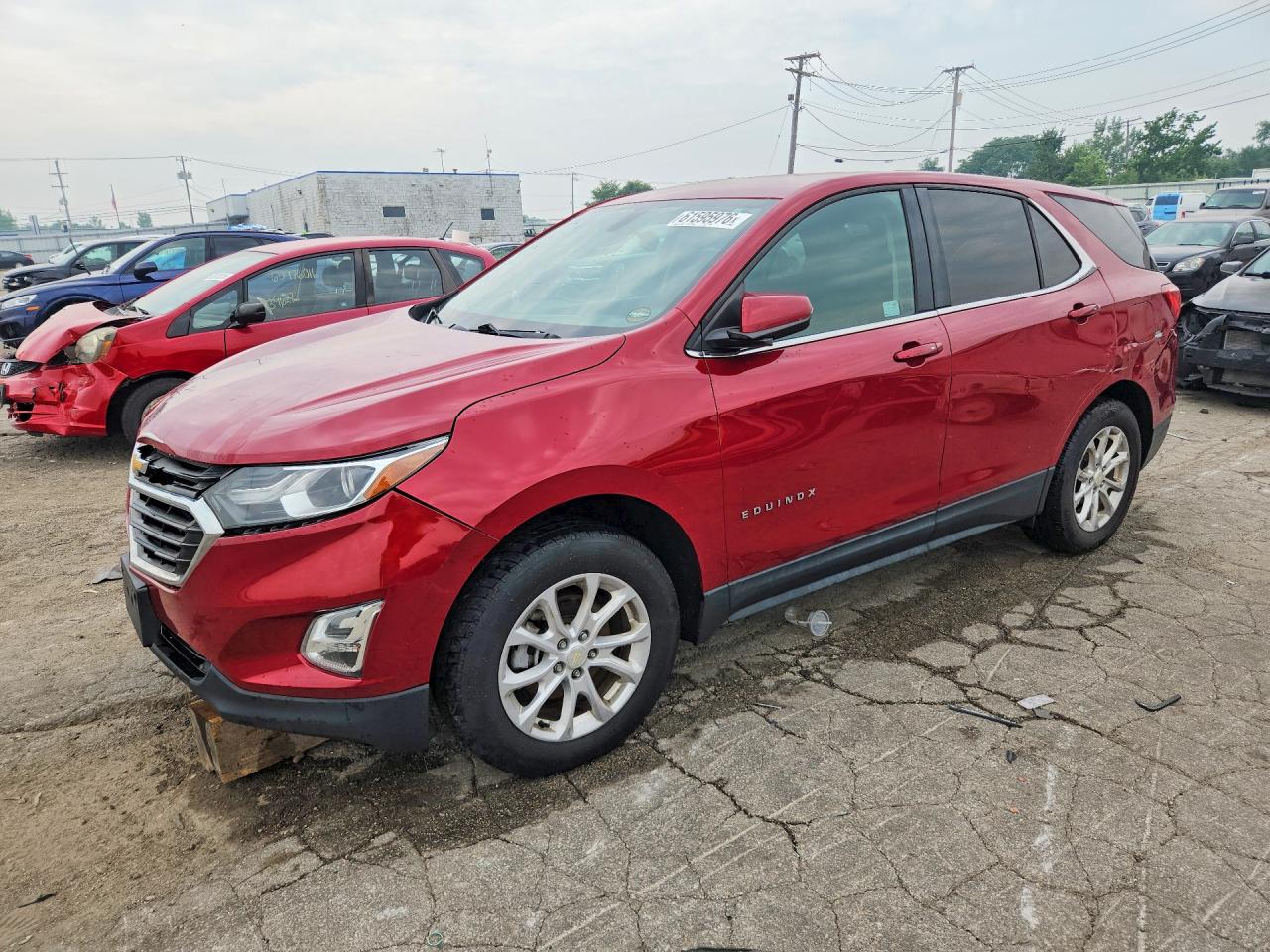 2018 CHEVROLET EQUINOX LT | 3GNAXSEV7JS579408 | UPCARS