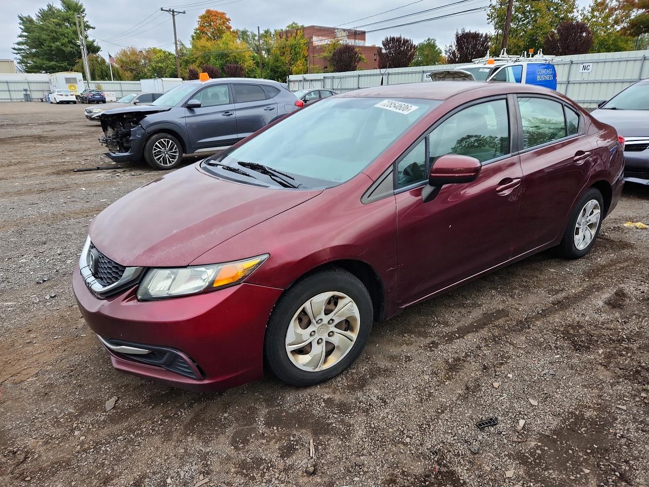 2014 HONDA CIVIC LX | 2HGFB2F58EH547797 | UPCARS