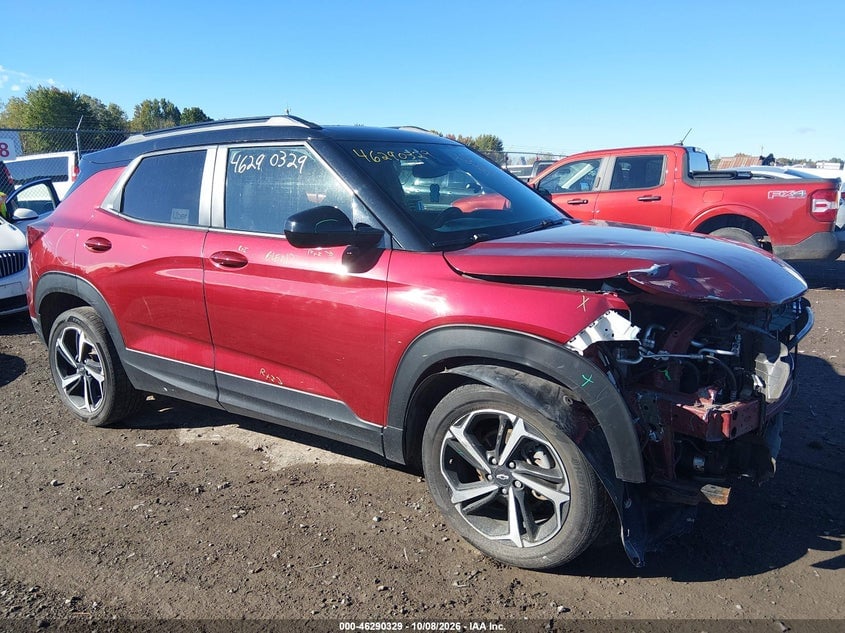 2022 CHEVROLET TRAILBLAZE RS | KL79MUSL1NB015562 | UPCARS