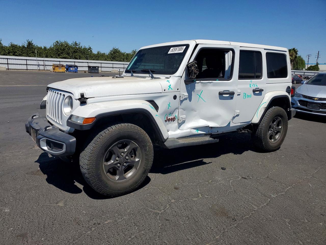 2021 JEEP WRANGLER SAHARA | 1C4HJXEN8MW557268 | UPCARS