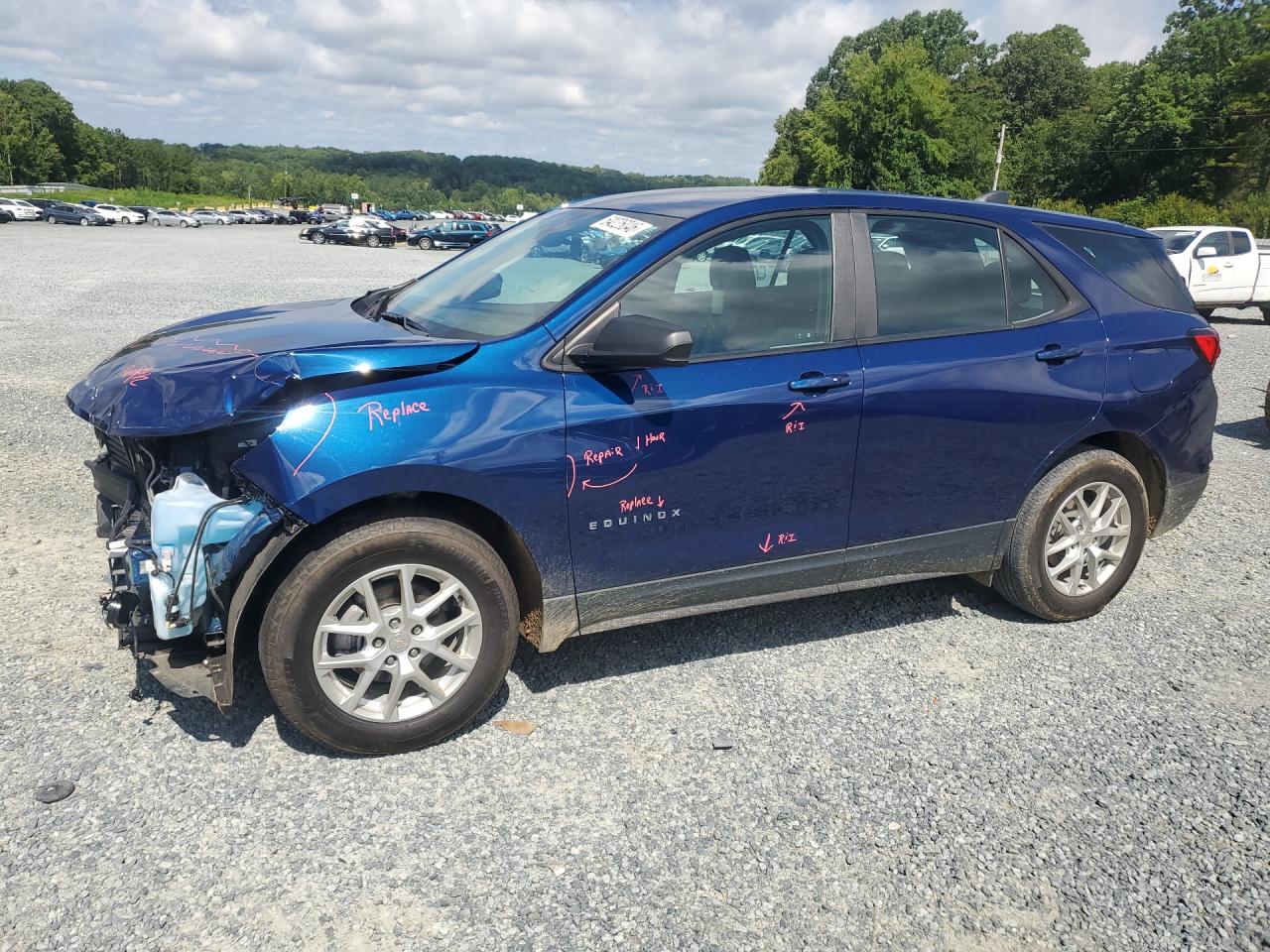 2023 CHEVROLET EQUINOX LS | 3GNAXHEG7PL186905 | UPCARS