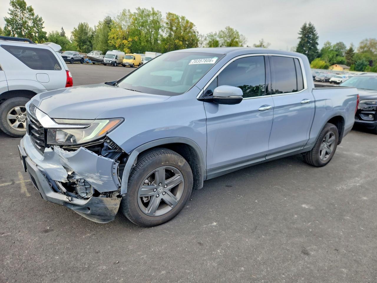 2022 HONDA RIDGELINE RTL | 5FPYK3F79NB018869 | UPCARS