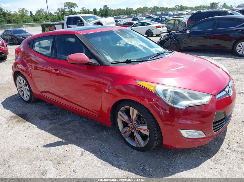 2013 HYUNDAI VELOSTER BASE W/GRAY | KMHTC6AD2DU096572 | UPCARS