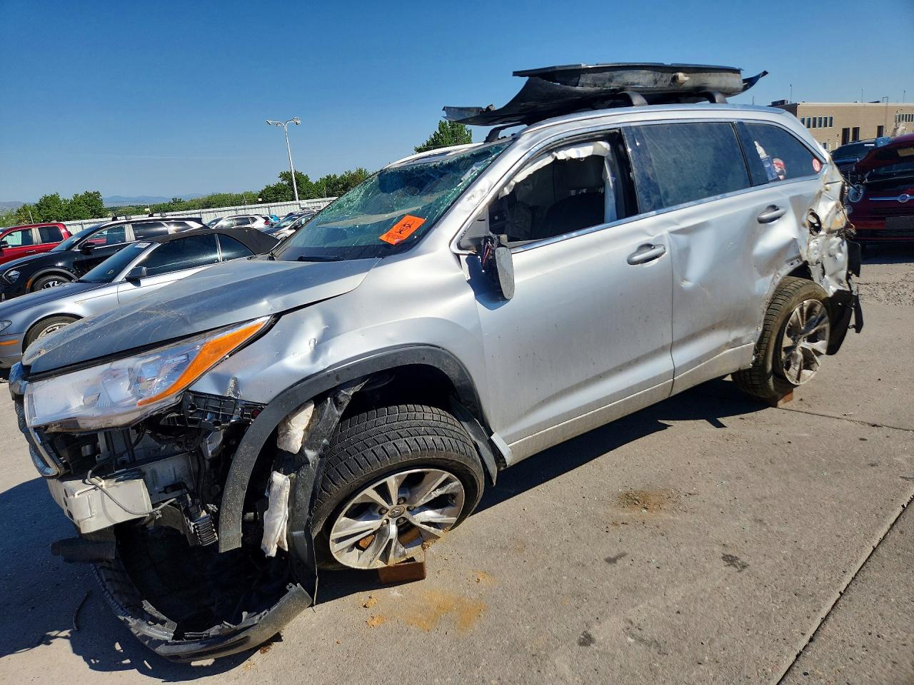 2014 TOYOTA HIGHLANDER XLE | 5TDJKRFHXES031566 | UPCARS