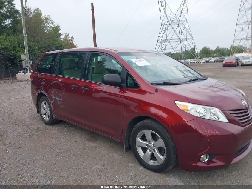 2014 TOYOTA SIENNA L V6 7 PASSENGER | 5TDZK3DC8ES469512 | UPCARS