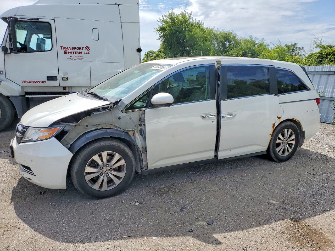 2017 HONDA ODYSSEY EXL | 5FNRL5H65HB500995 | UPCARS