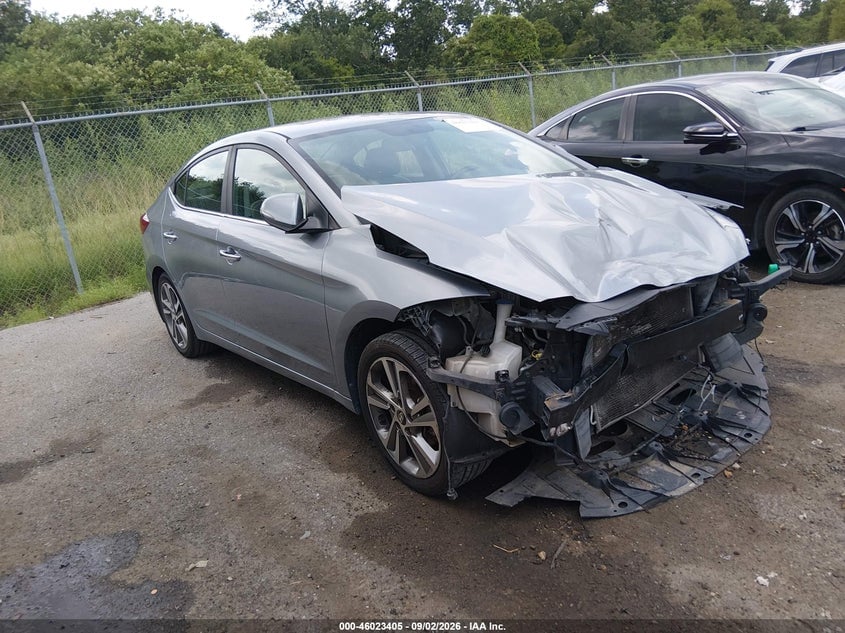 2017 HYUNDAI ELANTRA LIMITED | 5NPD84LF2HH013607 | UPCARS